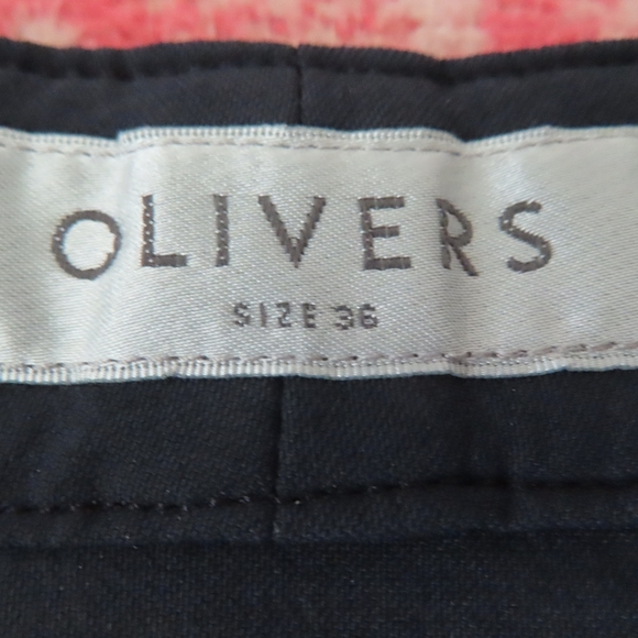 Olivers Apparel Passage Pants 36 Mens Size 39x29 navy blue Chino Stretch - Picture 6 of 7